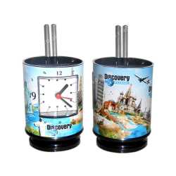 Classic Revolving Table Clock 