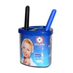 Sleek Advertising Pen Stand
