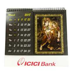 Radha Krishna Table Calender 