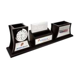 Multi Purpose Wooden Pen Stand
