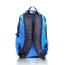Multi-zipper Navy Blue Backpack