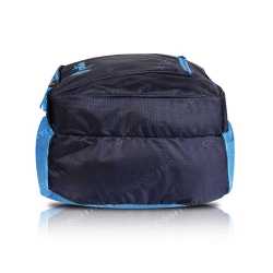 Multi-zipper Navy Blue Backpack