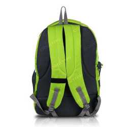 Multi-zipper Designed Neon Green Backpack