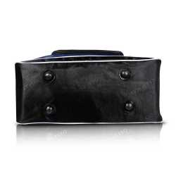 Blue Polyester Duffel Travel Bag