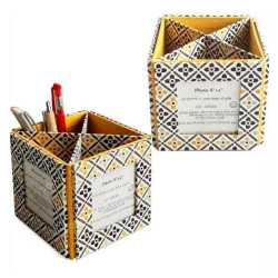 4 Side Photo Frame & Pen Stand