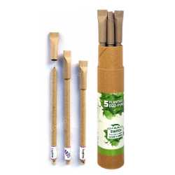 Plantable Paper Seed Pen Box ( 5pc)