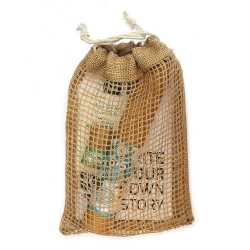 Plantable Jute Kit ( 1 Note Pad +  5 Eco Seed Pens + 5 Seed Pencils in Jute Bag )