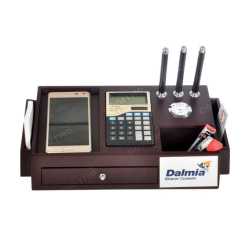 Pen Holder with clock & Calculator