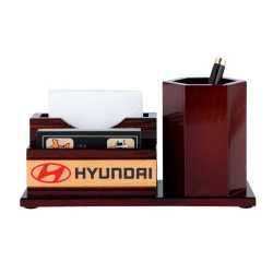 Wooden TableTop Pen Holder