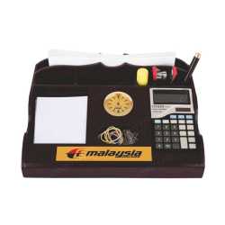 Pen Holder with clock & Calculator