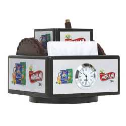 Revolving Pen Holder with Coaster Plates