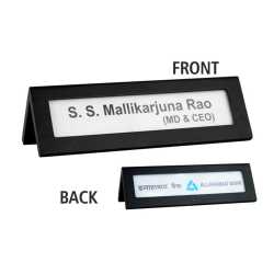 Wooden Black Name Plate