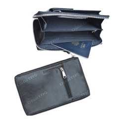 Black Color Passport & Travel Sling Bag