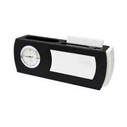 Table top with Clock and Pad