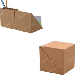 Folding Paper Cube with calender