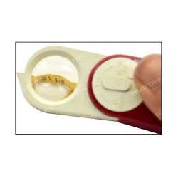 Keychain with Folding Magnifier& LED light