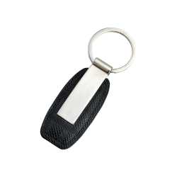 Metal/Leather keychain
