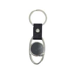 Eye shape keychain with carabiner