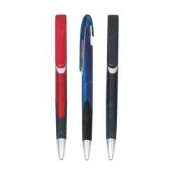 Metal Look grip pen