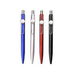 Pen with round badge
