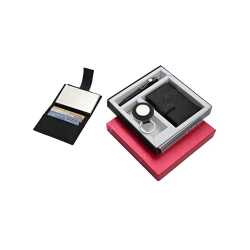 Set of 3 Round Pu Keychain,3 in 1 Wallet & Beautiful Pen